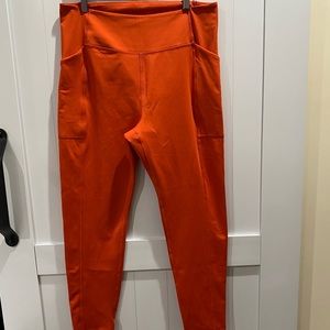 Girlfriend Collective Orange Leggings 3XL ($68)